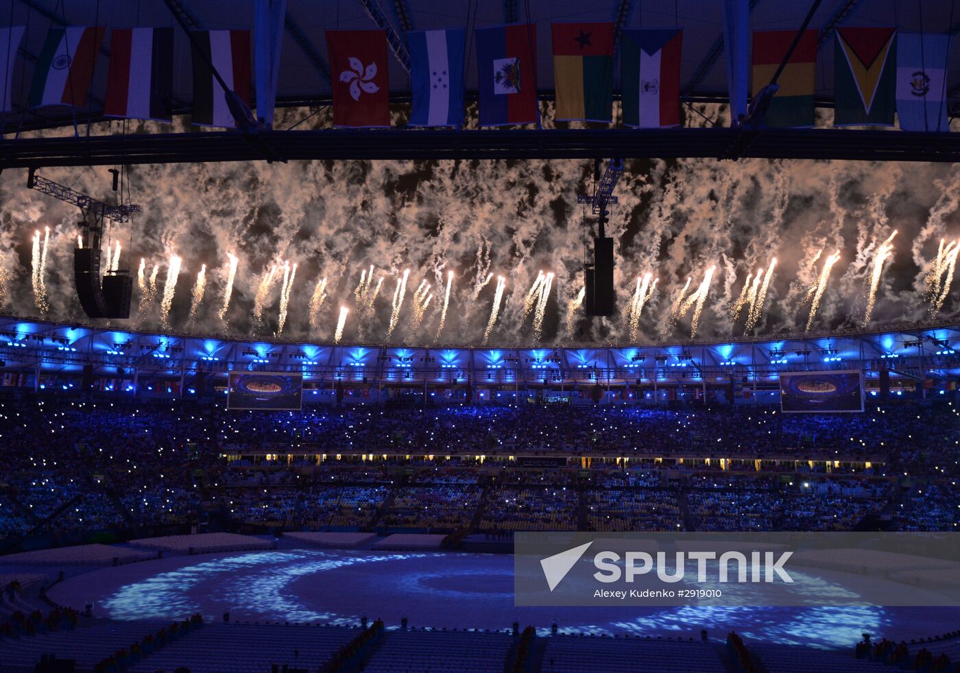 Closing ceremony of the XXXI Olympic Summer Games in Rio de Janeiro