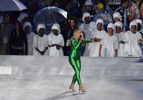 Closing ceremony of the XXXI Olympic Summer Games in Rio de Janeiro