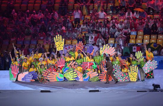 Closing ceremony of the XXXI Olympic Summer Games in Rio de Janeiro