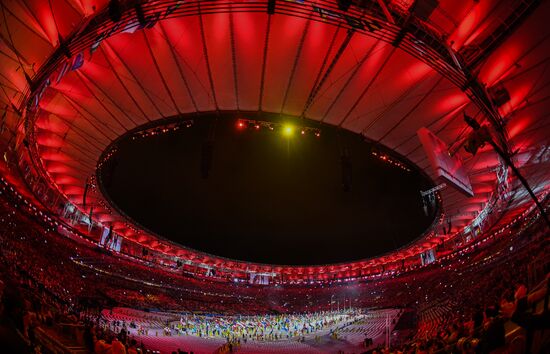 Closing ceremony of the XXXI Olympic Summer Games in Rio de Janeiro