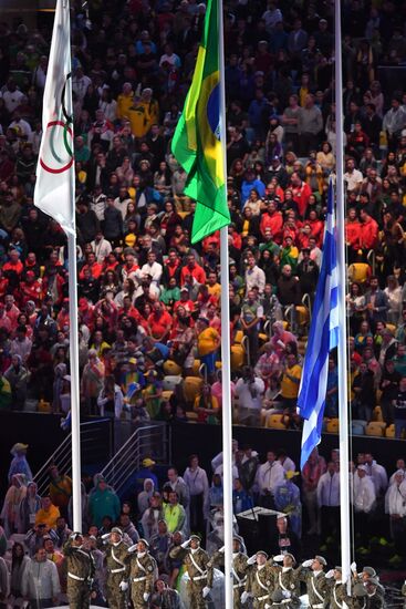 Closing ceremony of the XXXI Olympic Summer Games in Rio de Janeiro