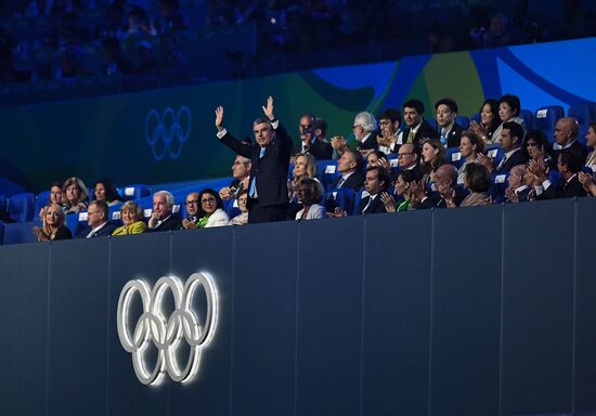 Closing ceremony of the XXXI Olympic Summer Games in Rio de Janeiro