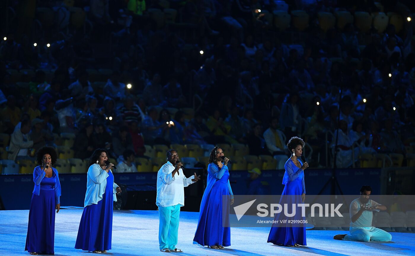 Closing ceremony of the XXXI Olympic Summer Games in Rio de Janeiro