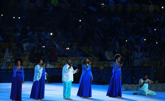 Closing ceremony of the XXXI Olympic Summer Games in Rio de Janeiro