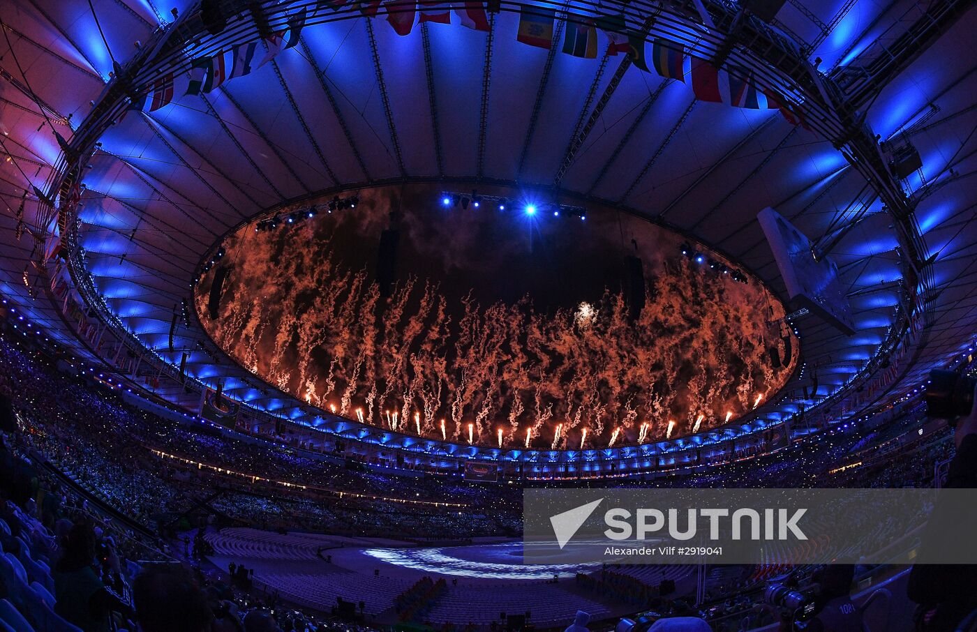 Closing ceremony of the XXXI Olympic Summer Games in Rio de Janeiro