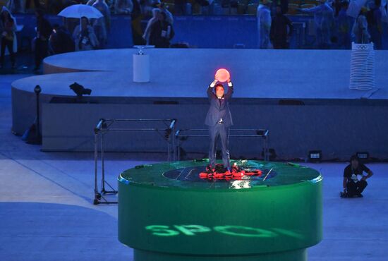 Closing ceremony of the XXXI Olympic Summer Games in Rio de Janeiro