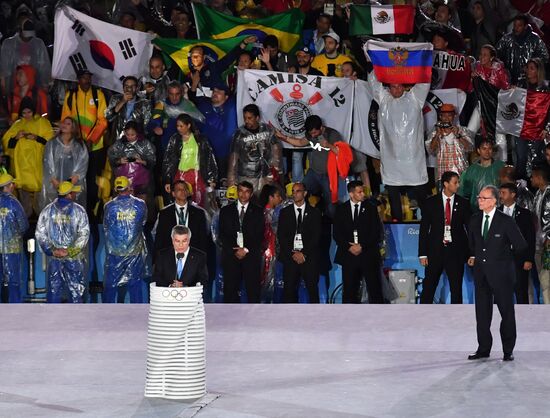 Closing ceremony of the XXXI Olympic Summer Games in Rio de Janeiro
