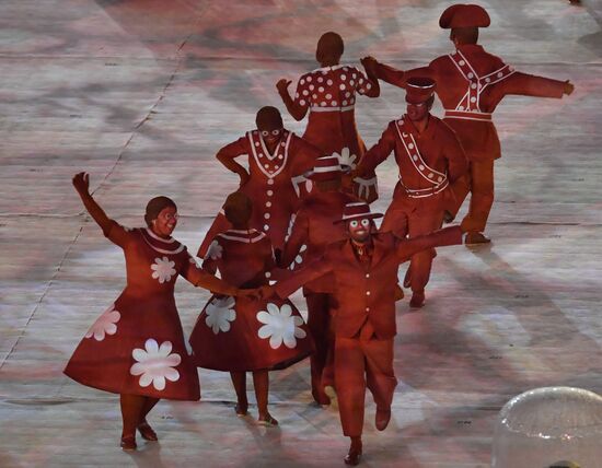 Closing ceremony of the XXXI Olympic Summer Games in Rio de Janeiro