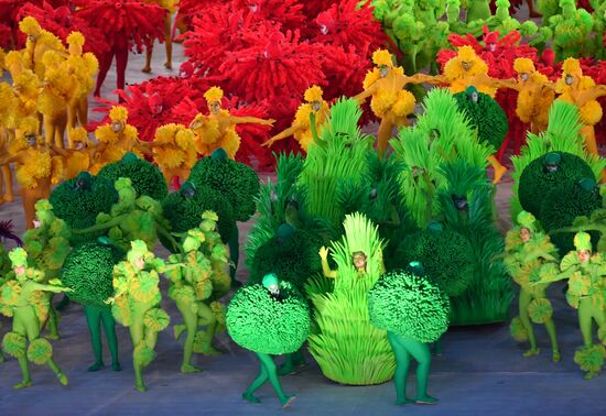 Closing ceremony of the XXXI Olympic Summer Games in Rio de Janeiro