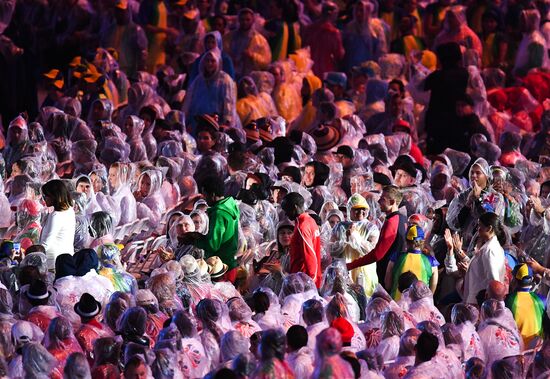Closing ceremony of the XXXI Olympic Summer Games in Rio de Janeiro