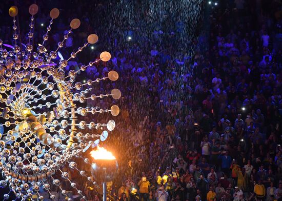 Closing ceremony of the XXXI Olympic Summer Games in Rio de Janeiro
