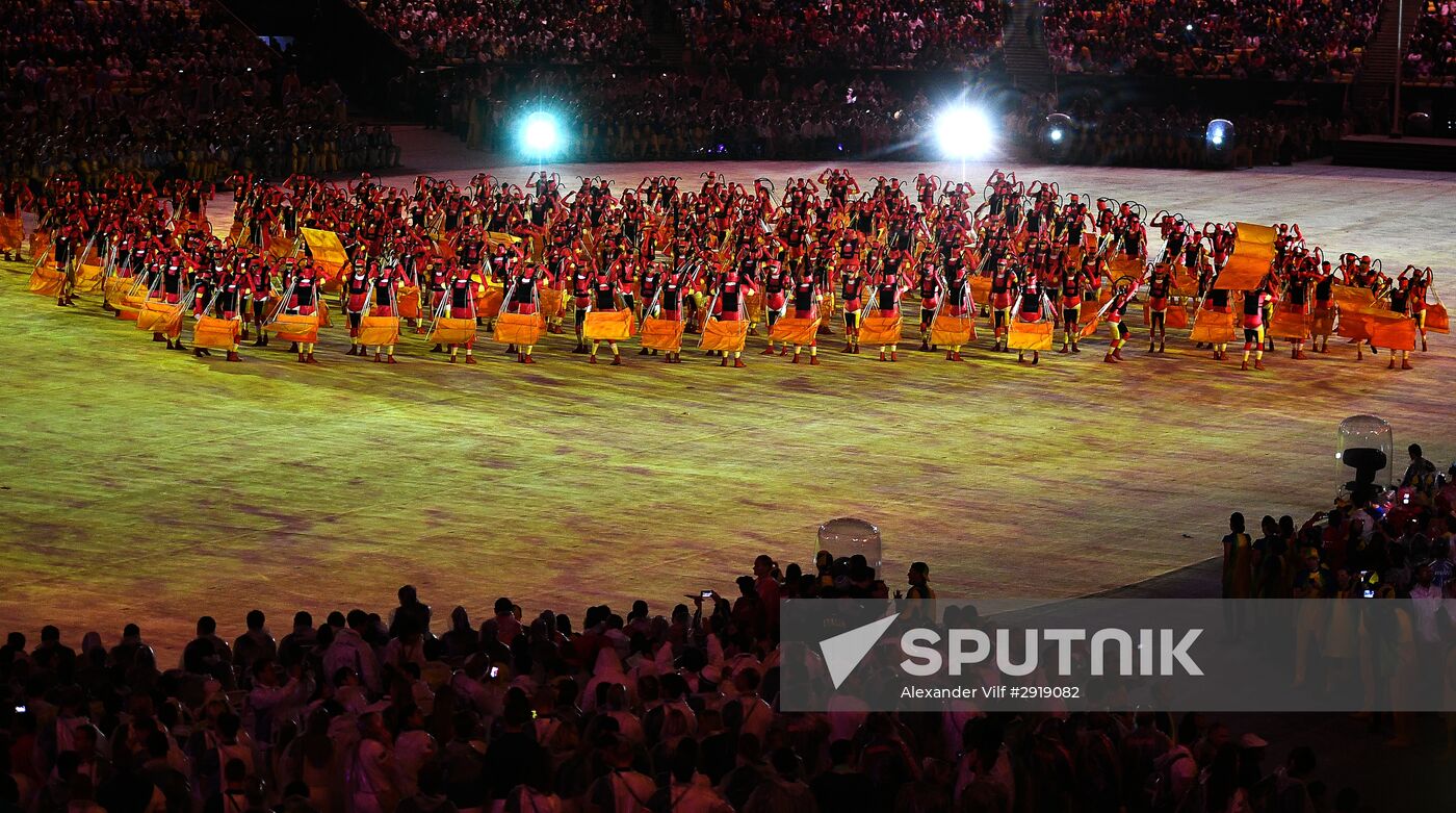 Closing ceremony of the XXXI Olympic Summer Games in Rio de Janeiro