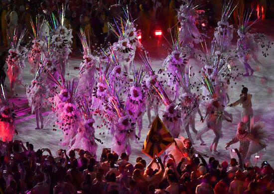 Closing ceremony of the XXXI Olympic Summer Games in Rio de Janeiro