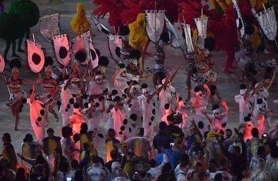 Closing ceremony of the XXXI Olympic Summer Games in Rio de Janeiro