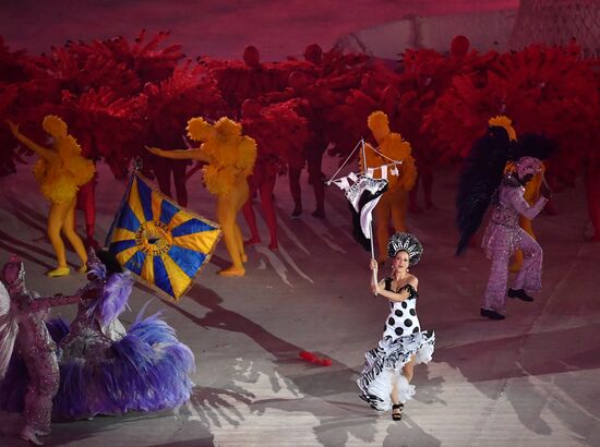 Closing ceremony of the XXXI Olympic Summer Games in Rio de Janeiro
