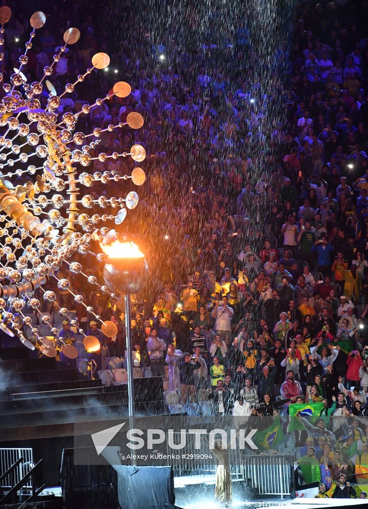 Closing ceremony of the XXXI Olympic Summer Games in Rio de Janeiro
