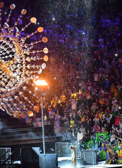 Closing ceremony of the XXXI Olympic Summer Games in Rio de Janeiro