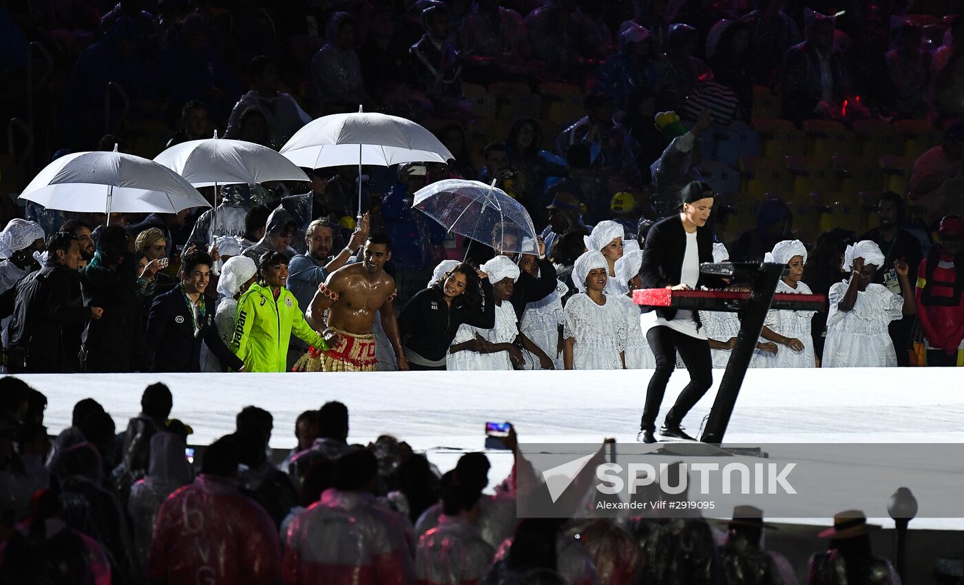 Closing ceremony of the XXXI Olympic Summer Games in Rio de Janeiro