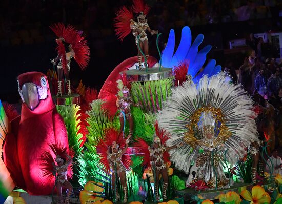 Closing ceremony of the XXXI Olympic Summer Games in Rio de Janeiro
