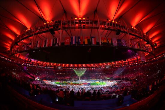 Closing ceremony of the XXXI Olympic Summer Games in Rio de Janeiro