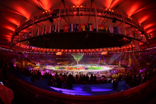 Closing ceremony of the XXXI Olympic Summer Games in Rio de Janeiro