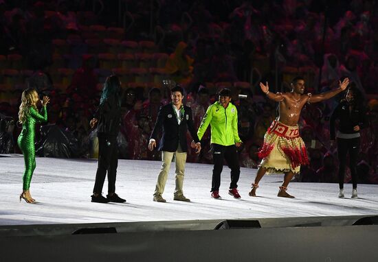 Closing ceremony of the XXXI Olympic Summer Games in Rio de Janeiro