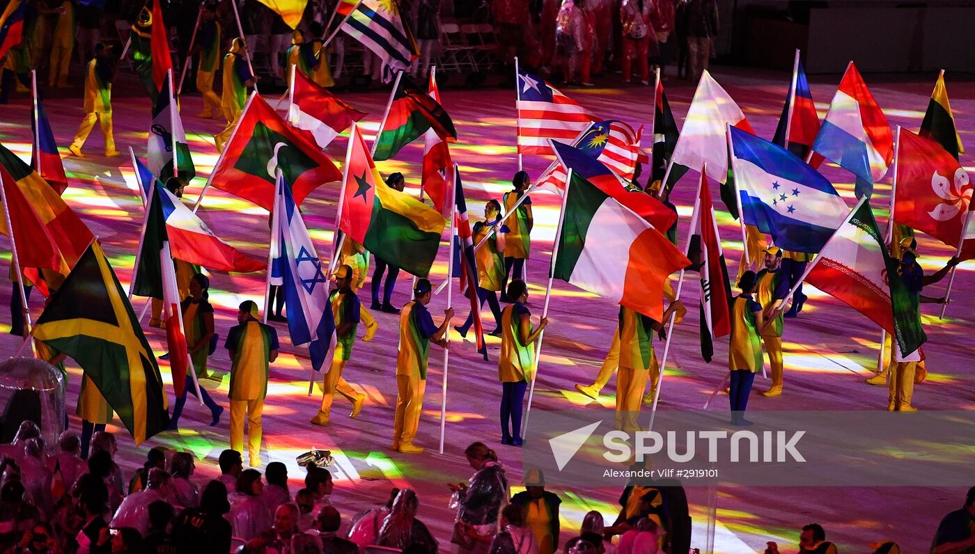 Closing ceremony of the XXXI Olympic Summer Games in Rio de Janeiro