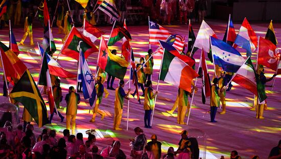 Closing ceremony of the XXXI Olympic Summer Games in Rio de Janeiro