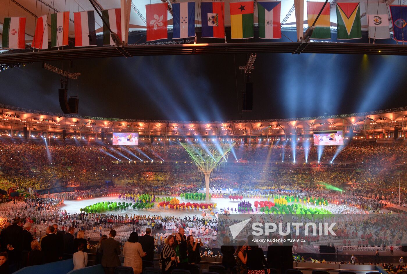 Closing ceremony of the XXXI Olympic Summer Games in Rio de Janeiro