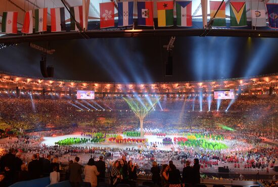 Closing ceremony of the XXXI Olympic Summer Games in Rio de Janeiro