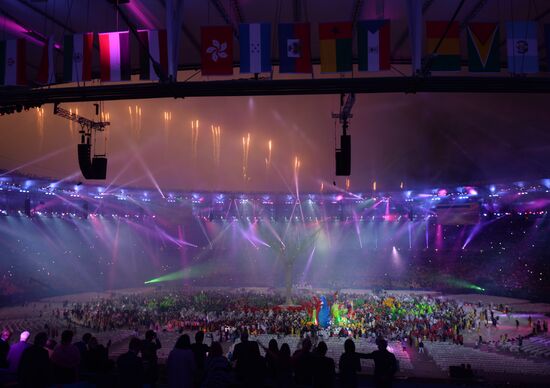 Closing ceremony of the XXXI Olympic Summer Games in Rio de Janeiro