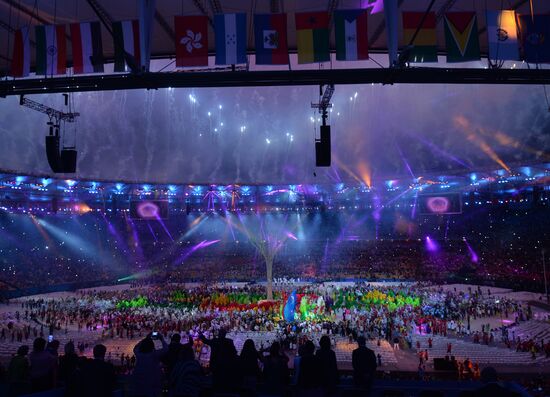 Closing ceremony of the XXXI Olympic Summer Games in Rio de Janeiro
