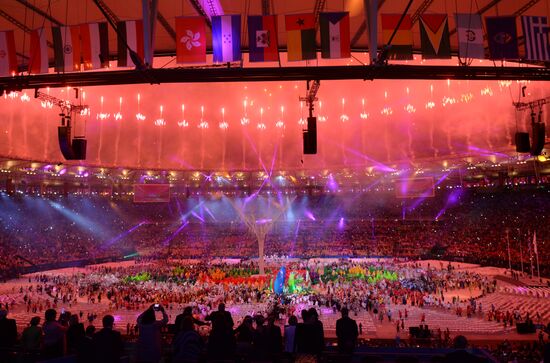 Closing ceremony of the XXXI Olympic Summer Games in Rio de Janeiro