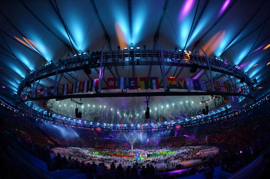 Closing ceremony of the XXXI Olympic Summer Games in Rio de Janeiro