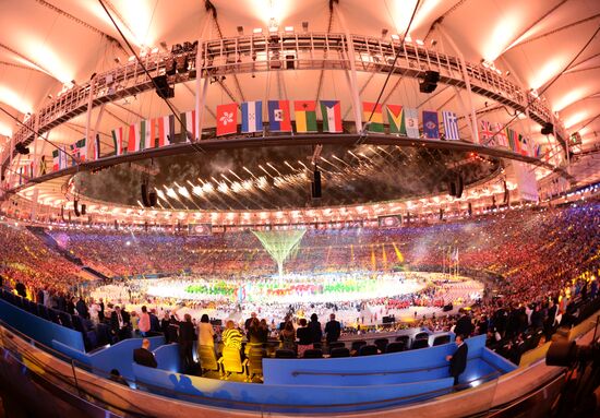 Closing ceremony of the XXXI Olympic Summer Games in Rio de Janeiro