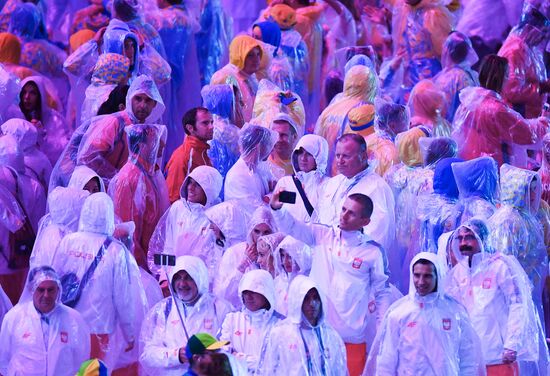 Closing ceremony of the XXXI Olympic Summer Games in Rio de Janeiro