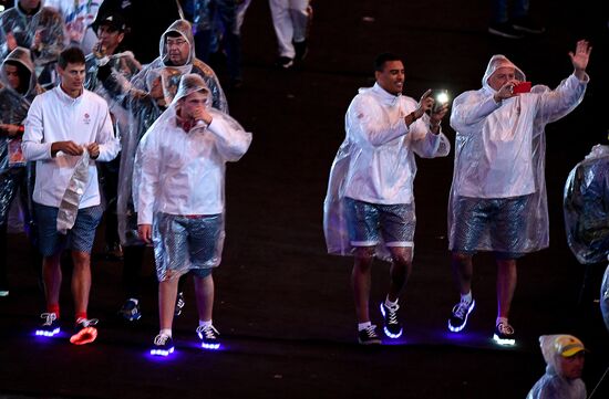 Closing ceremony of the XXXI Olympic Summer Games in Rio de Janeiro