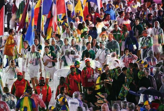 Closing ceremony of the XXXI Olympic Summer Games in Rio de Janeiro