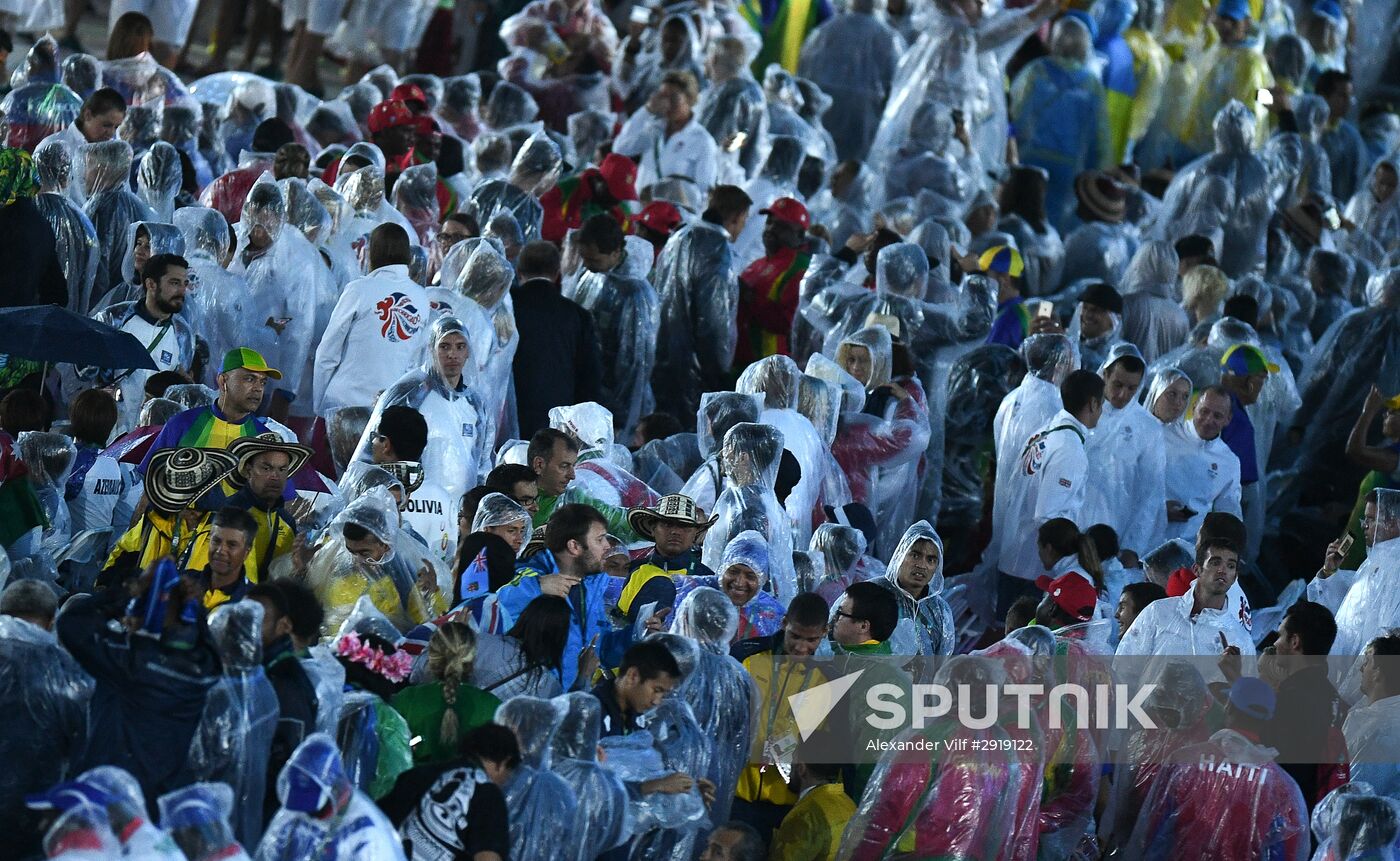 Closing ceremony of the XXXI Olympic Summer Games in Rio de Janeiro