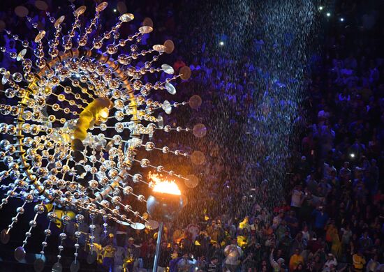 Closing ceremony of the XXXI Olympic Summer Games in Rio de Janeiro