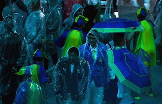 Closing ceremony of the XXXI Olympic Summer Games in Rio de Janeiro