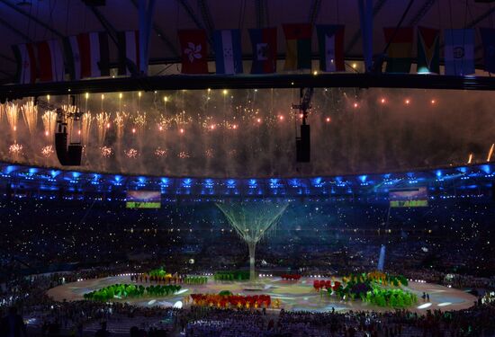 Closing ceremony of the XXXI Olympic Summer Games in Rio de Janeiro