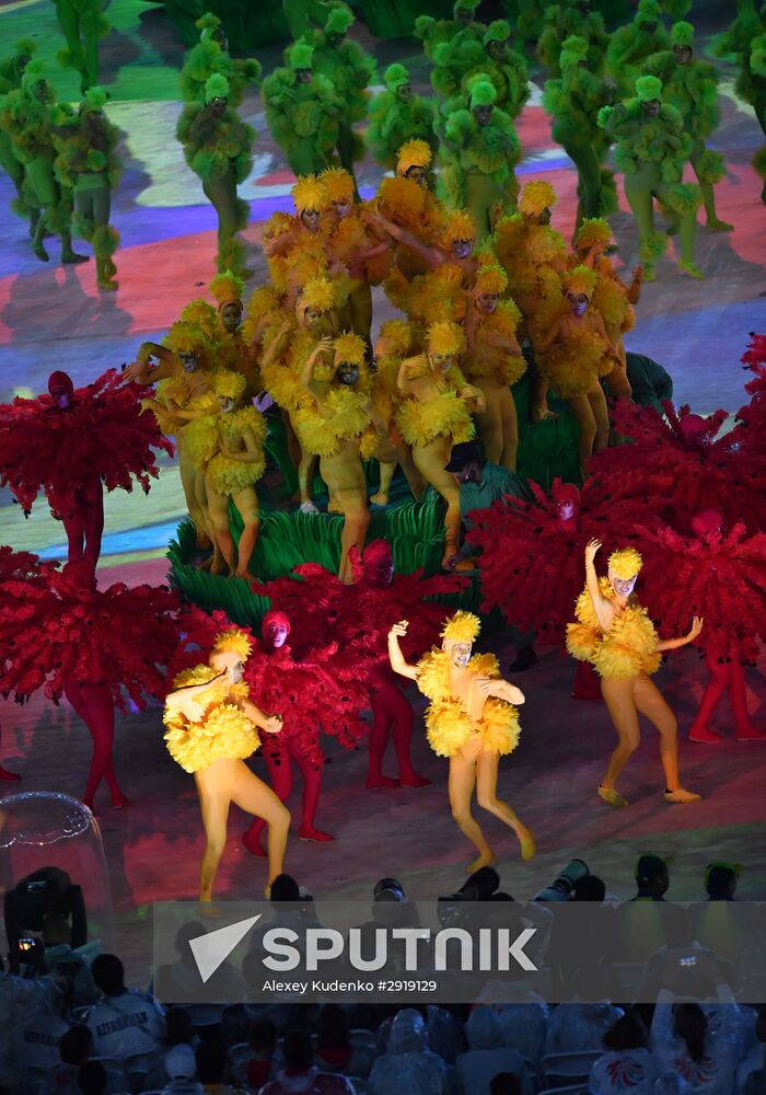 Closing ceremony of the XXXI Olympic Summer Games in Rio de Janeiro