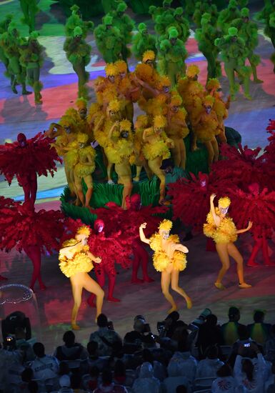 Closing ceremony of the XXXI Olympic Summer Games in Rio de Janeiro