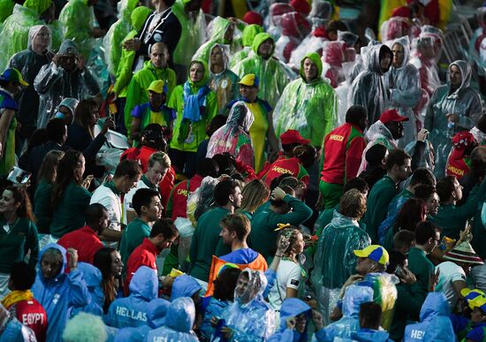 Closing ceremony of the XXXI Olympic Summer Games in Rio de Janeiro