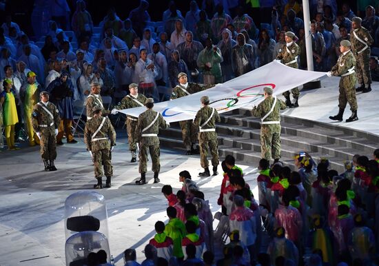Closing ceremony of the XXXI Olympic Summer Games in Rio de Janeiro