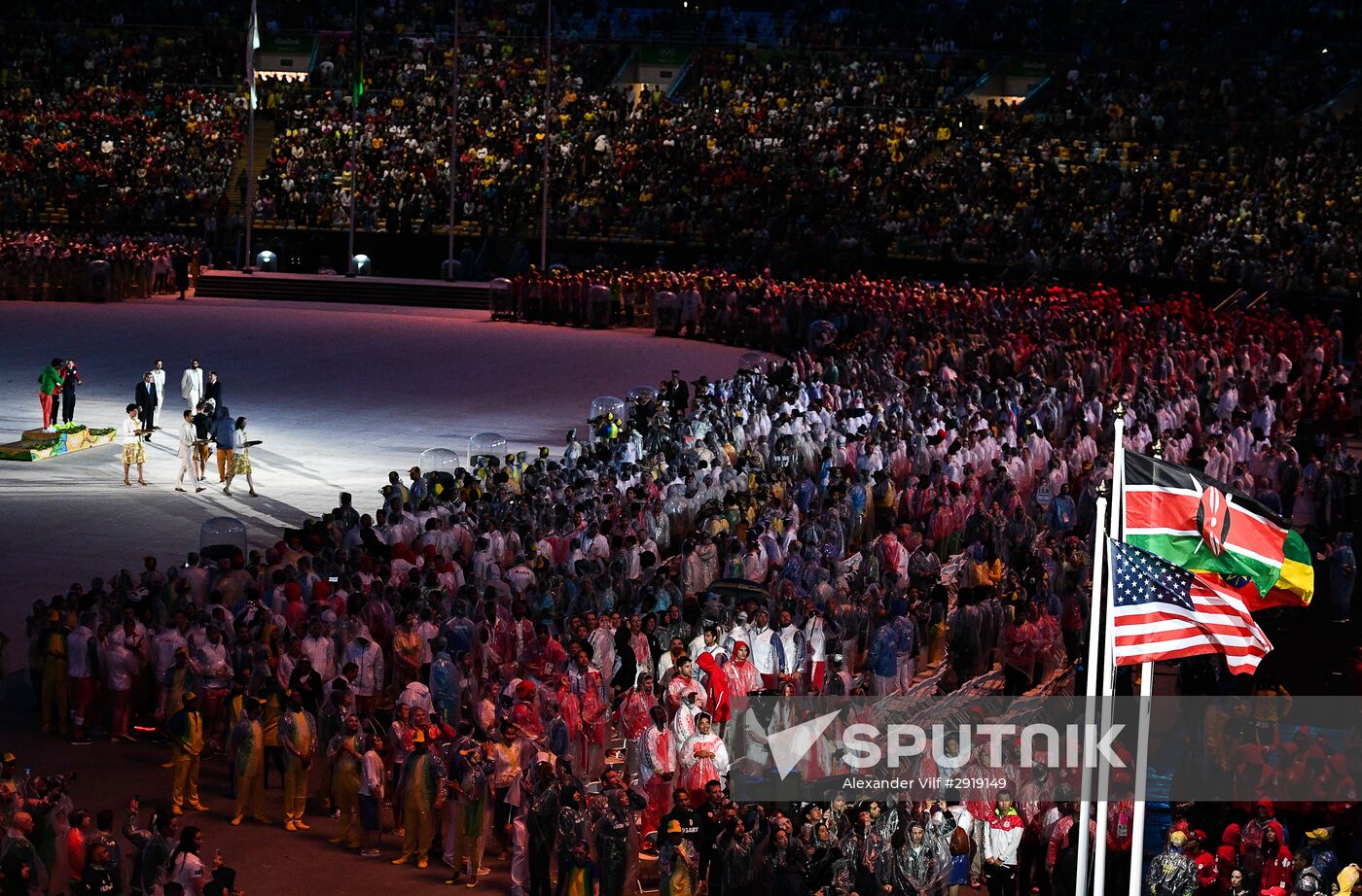 Closing ceremony of the XXXI Olympic Summer Games in Rio de Janeiro