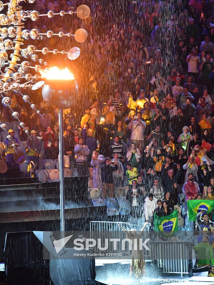 Closing ceremony of the XXXI Olympic Summer Games in Rio de Janeiro