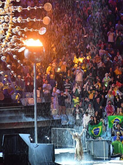 Closing ceremony of the XXXI Olympic Summer Games in Rio de Janeiro