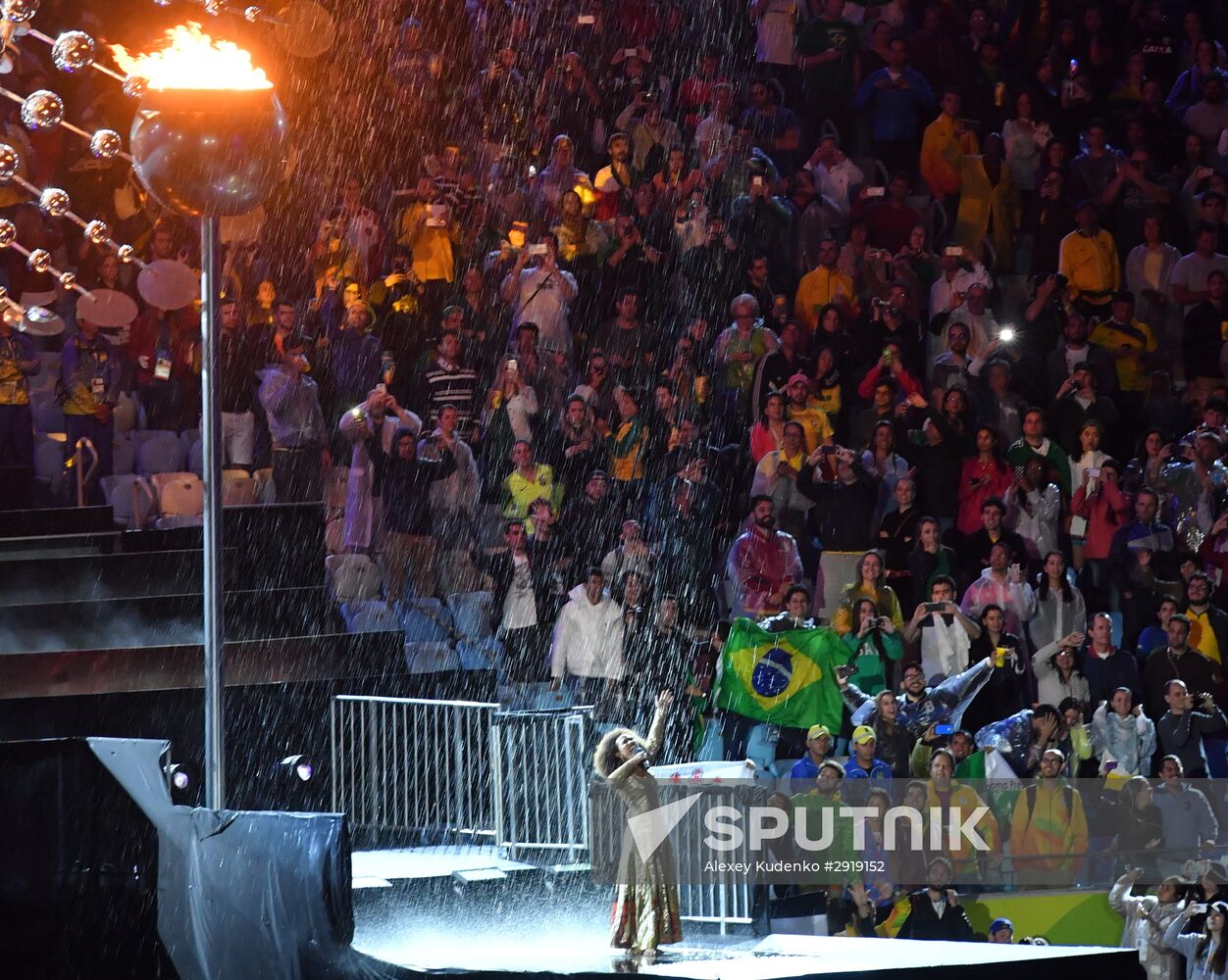 Closing ceremony of the XXXI Olympic Summer Games in Rio de Janeiro
